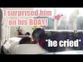 SURPRISING MY BOYFRIEND FOR HIS BIRTHDAY *emotional*