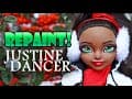 Repaint! Justine Dancer OOAK Festive Holiday Christmas Doll