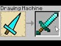 Minecraft Bedwars but if you draw diamond items, you get them...