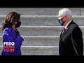 WATCH: Harris escorts the Pences as they depart U.S. Capitol