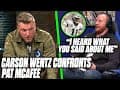 Carson Wentz Confronts Pat McAfee About Calling Him Broken