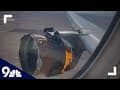 RAW: United Flight 328 engine catches fire