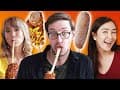 Korean Corn Dogs Challenge • The Food Babies