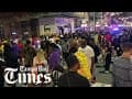 Large crowds gather in Ybor City night before Super Bowl 55 in Tampa