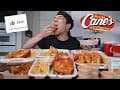 Raising Cane's Full Menu Challenge!! (All 5 Combo Meals)