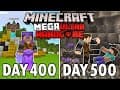 I Survived 500 Days in Mega Ultra Hardcore Minecraft... FINALE! Minecraft Hardcore 100 Days