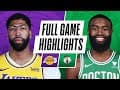 LAKERS at CELTICS | FULL GAME HIGHLIGHTS | January 30, 2021