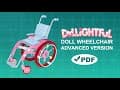 How to make a Doll Wheelchair: Advanced Version! PDF included