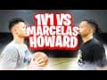 THINGS GOT HEATED! TRASH TALKING 1V1 BASKETBALL AGAINST MARCELAS HOWARD!