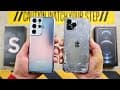 Galaxy S21 Ultra vs iPhone 12 Pro Max Drop Test!