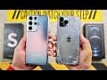 Galaxy S21 Ultra vs iPhone 12 Pro Max Drop Test!