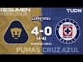 Resumen y goles | Pumas 4(4)-(4)0 Cruz Azul | Semifinal Vuelta Guard1anes 2020 Liga Mx | TUDN